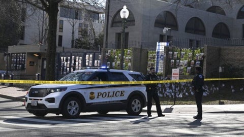 Embajada de Israel en EE.UU. donde inmoló un soldado