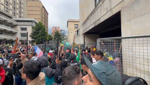 Rechazo a la no elección de la Fiscal General de la Nación