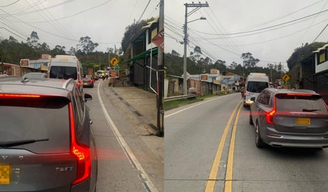 Cierre vía Bogotá - La Calera
