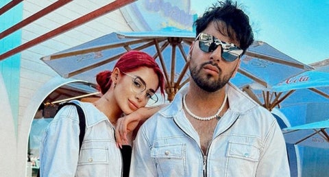 Rafaella Chavez y su novio Camilo Cuervo