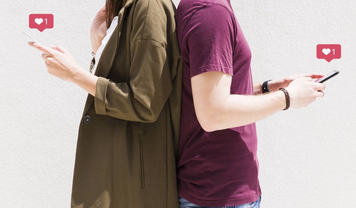 Uso de redes sociales en las parejas