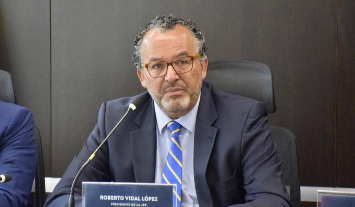 Roberto Carlos Vidal, presidente de la JEP