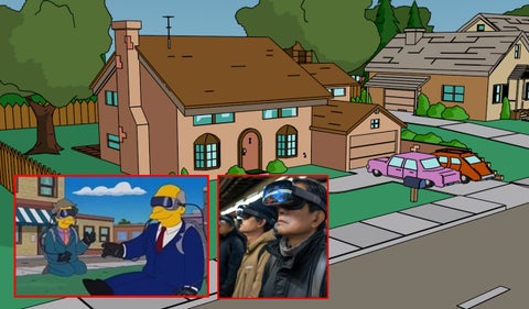 Simpson predicen gafas Apple Vision Pro