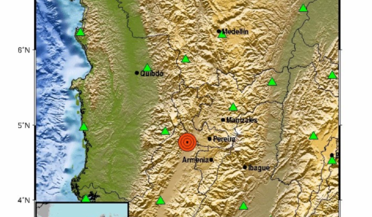 Temblor en Colombia