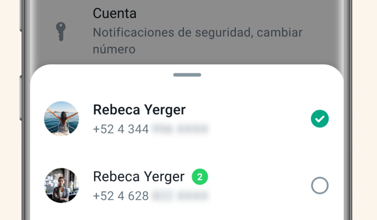 Doble cuenta de WhatsApp