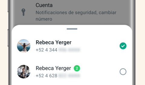 Doble cuenta de WhatsApp