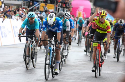 Tour Colombia 2.1: Fernando Gaviria mostró todo su poderío y ganó la etapa 1