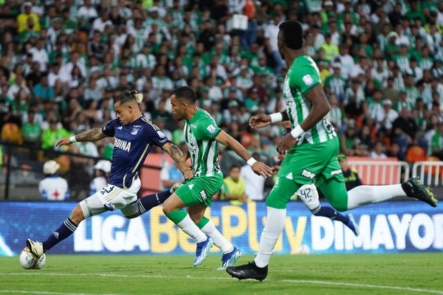 Millonarios venció a Nacional en el Atanasio Girardot