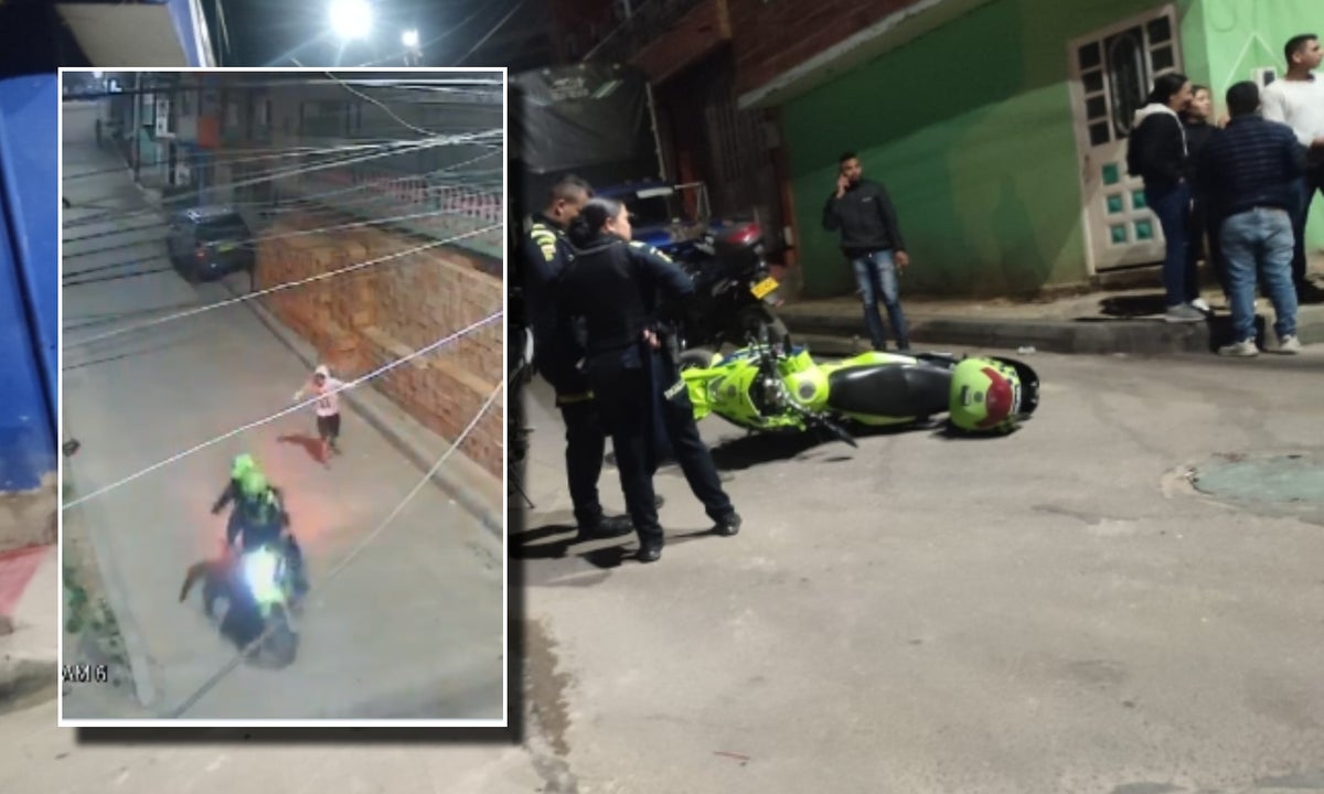 VIDEO de la cobarde emboscada a Policías en Bogotá