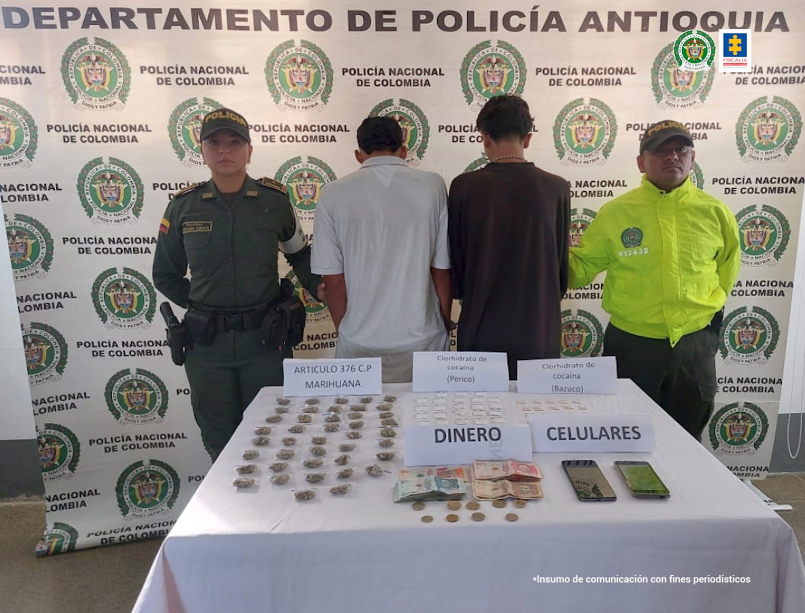 Presuntos integrantes del Clan del Golfo