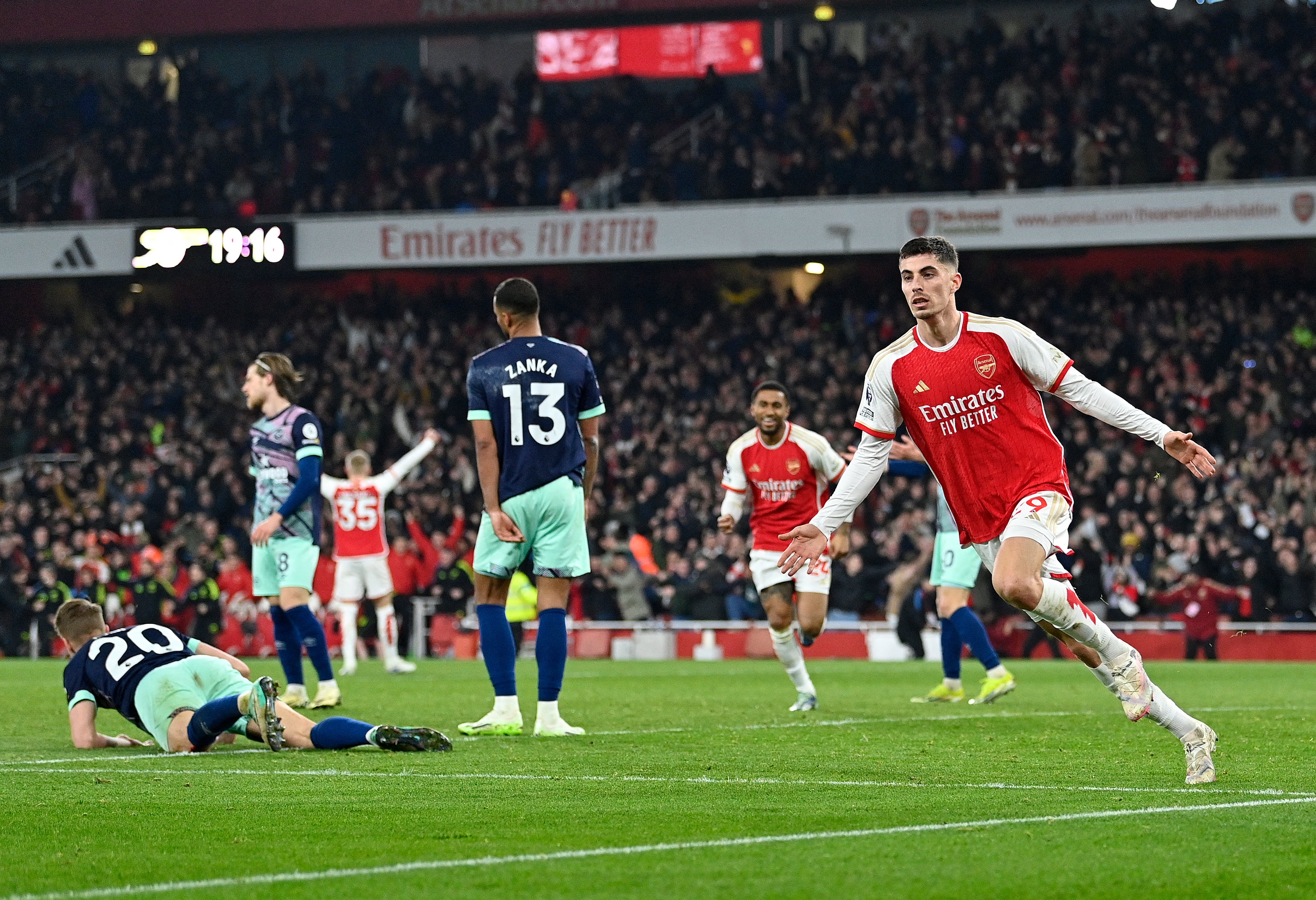 Arsenal vs. Brentford