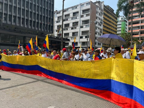 Marchas contra gobierno en Ibagué