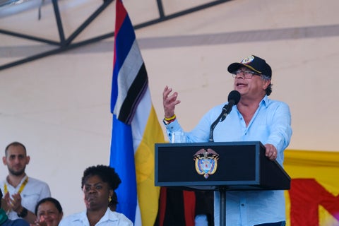 Presidente Gustavo Petro en Cali