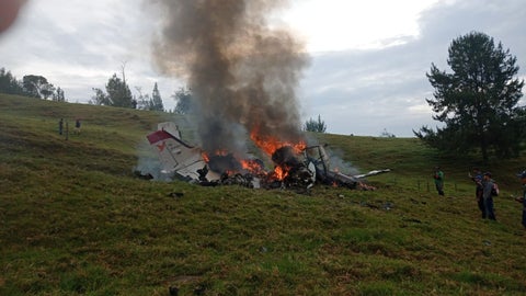 Cayó aeronave que cubría la ruta Medellín - Montería