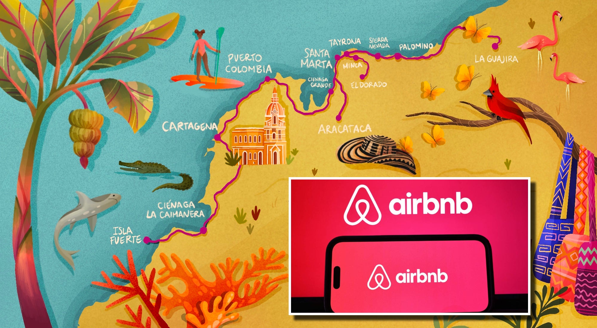 Airbnb se la juega por Colombia: habrá nuevos hospedajes