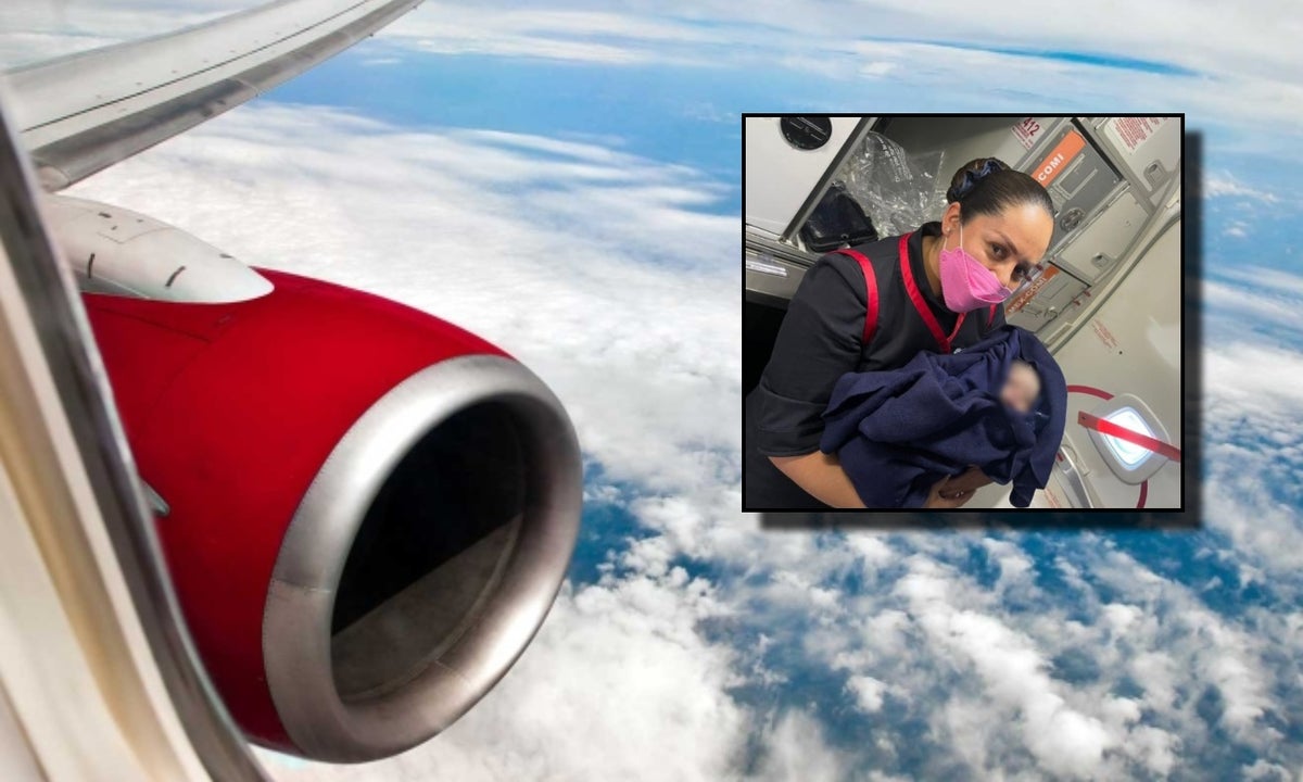 Regalo que dio una aerolínea a bebé que nació en pleno vuelo