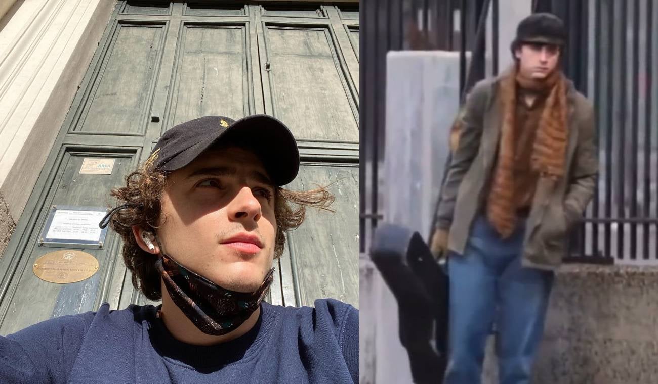 Timothée Chalamet como Bob Dylan