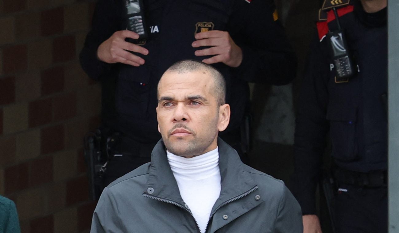 Dani Alves: primera imágenes fuera de prisión