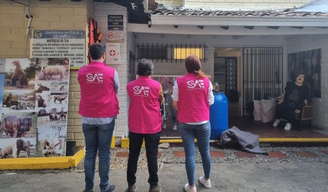 Desalojo de la casa museo de Pablo Escobar