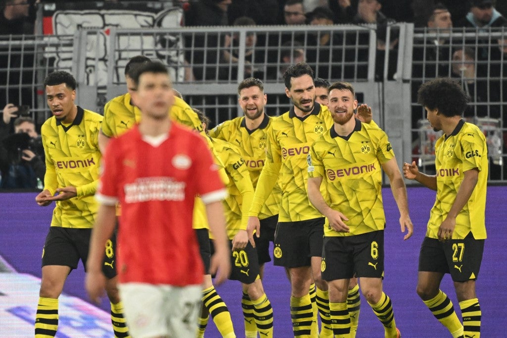 Dortmund clasificó a cuartos de Champions tras vencer al PSV