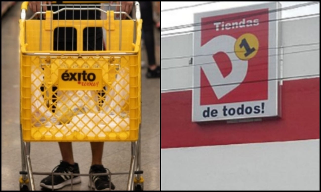 Éxito vs D1 ¿Cuál supermercado vende más?