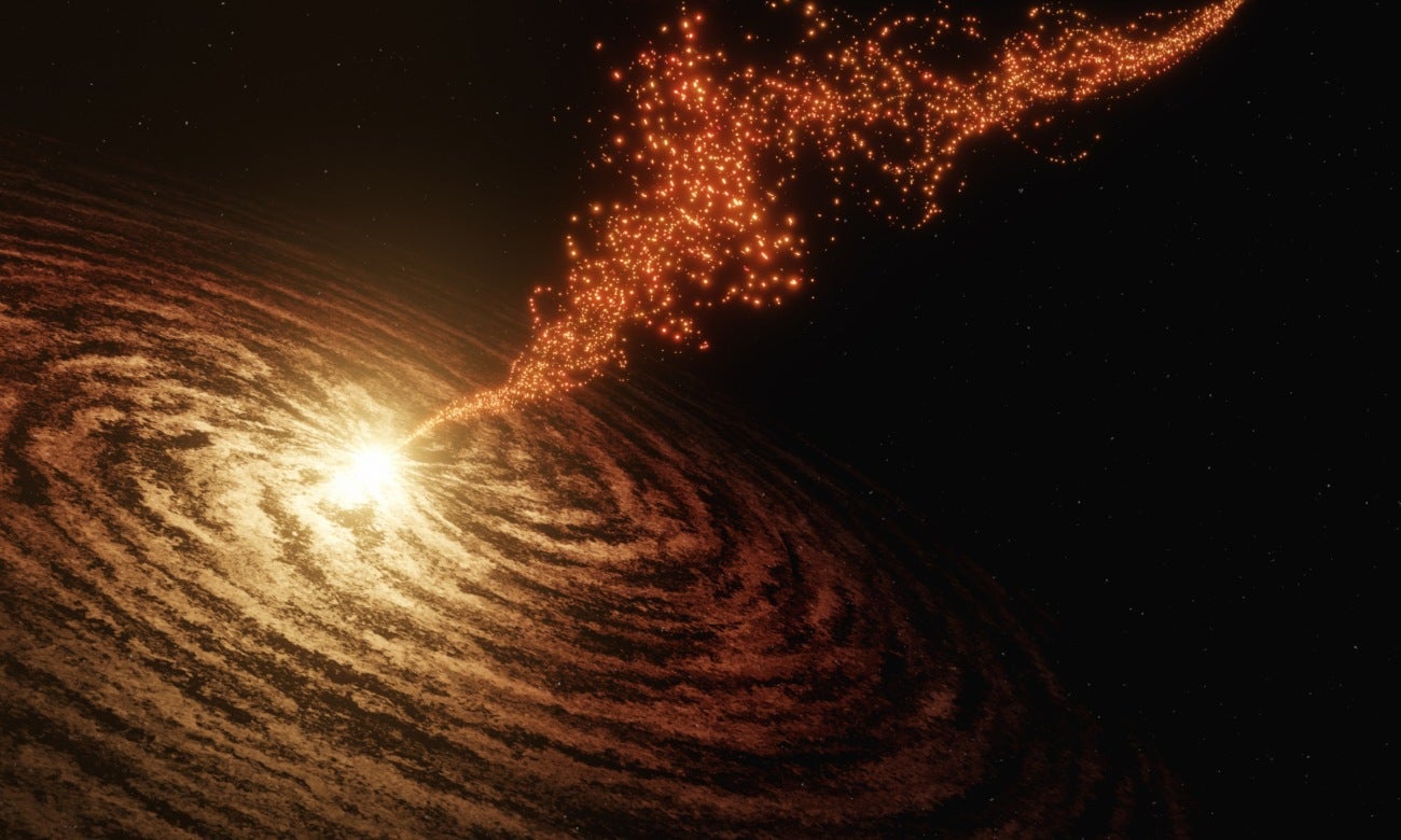 Imagen de referencia de la explosión de una estrella - fenómeno astronómico