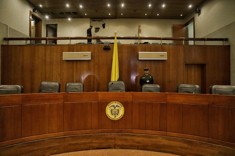 Sala de Audiencias de la Corte Suprema de Justicia.