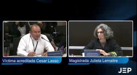 Víctima de secuestro de las antiguas Farc