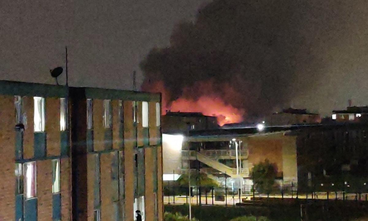 Incendio en Bosa