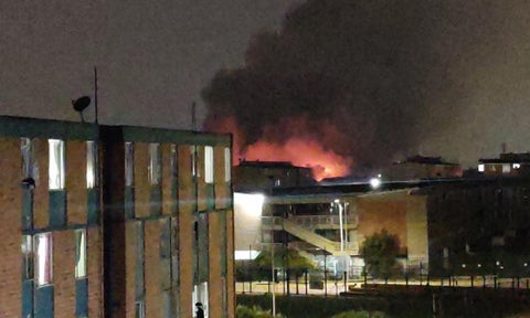 Incendio en Bosa