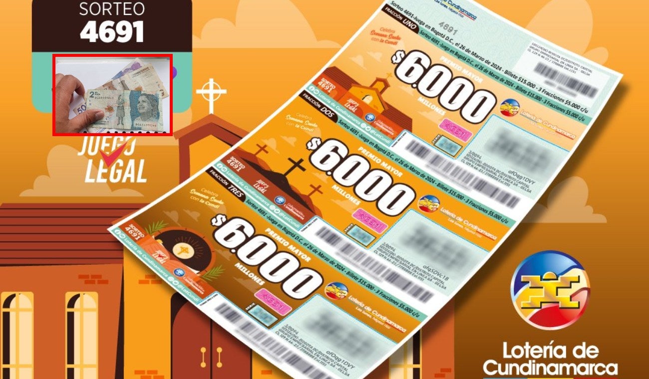 Lotería de Cundinamarca, 26 de marzo de 2024