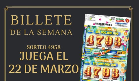 Lotería de Santander, 22 de marzo de 2024