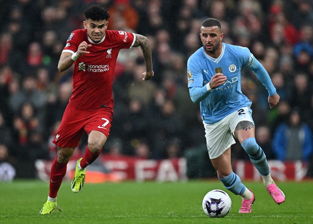 Luis Díaz - Liverpool - Kyle Walker
