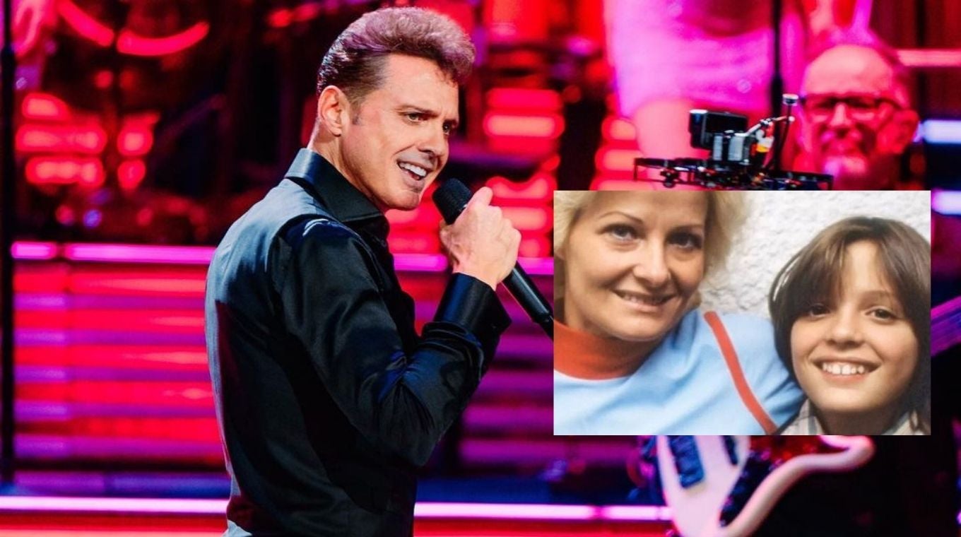 Luis Miguel y su mamá