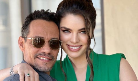 Marc Anthony y Nadia Ferreira
