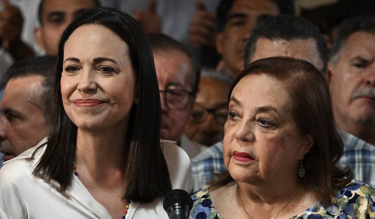 María Corina Machado y Corina Yoris