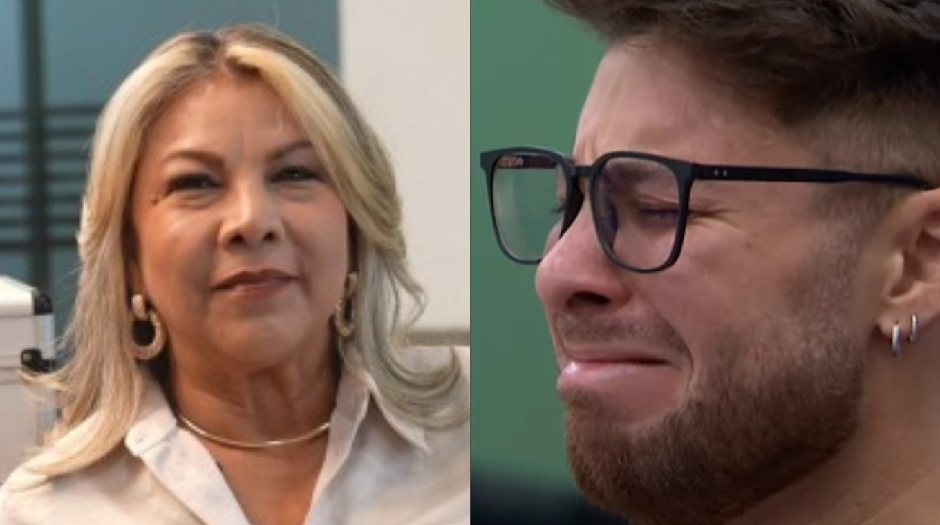 Miguel Melfi y su mamá