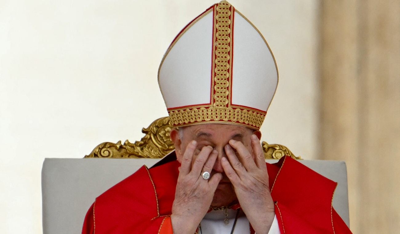 Papa Francisco en la misa del 24 de marzo de 2024