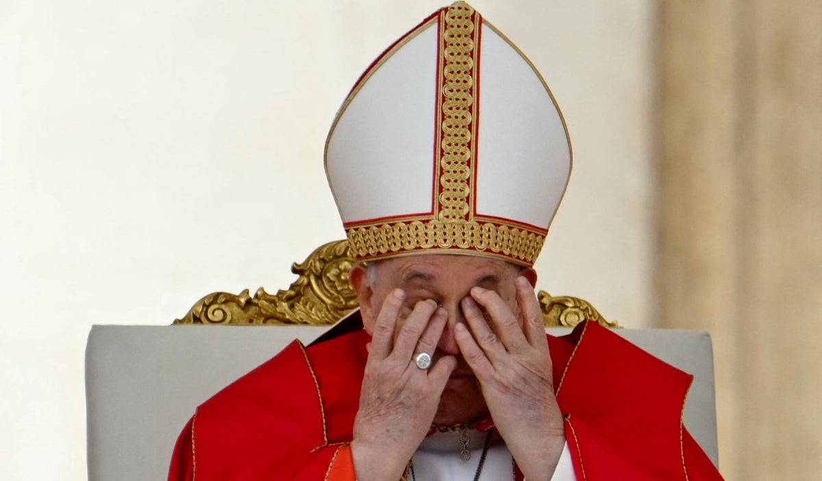 Papa Francisco en la misa del 24 de marzo de 2024