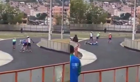 Dos campeonas del patinaje en Colombia se agredieron