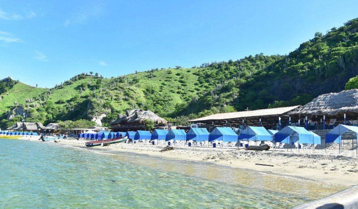Playa Blanca en Santa Marta