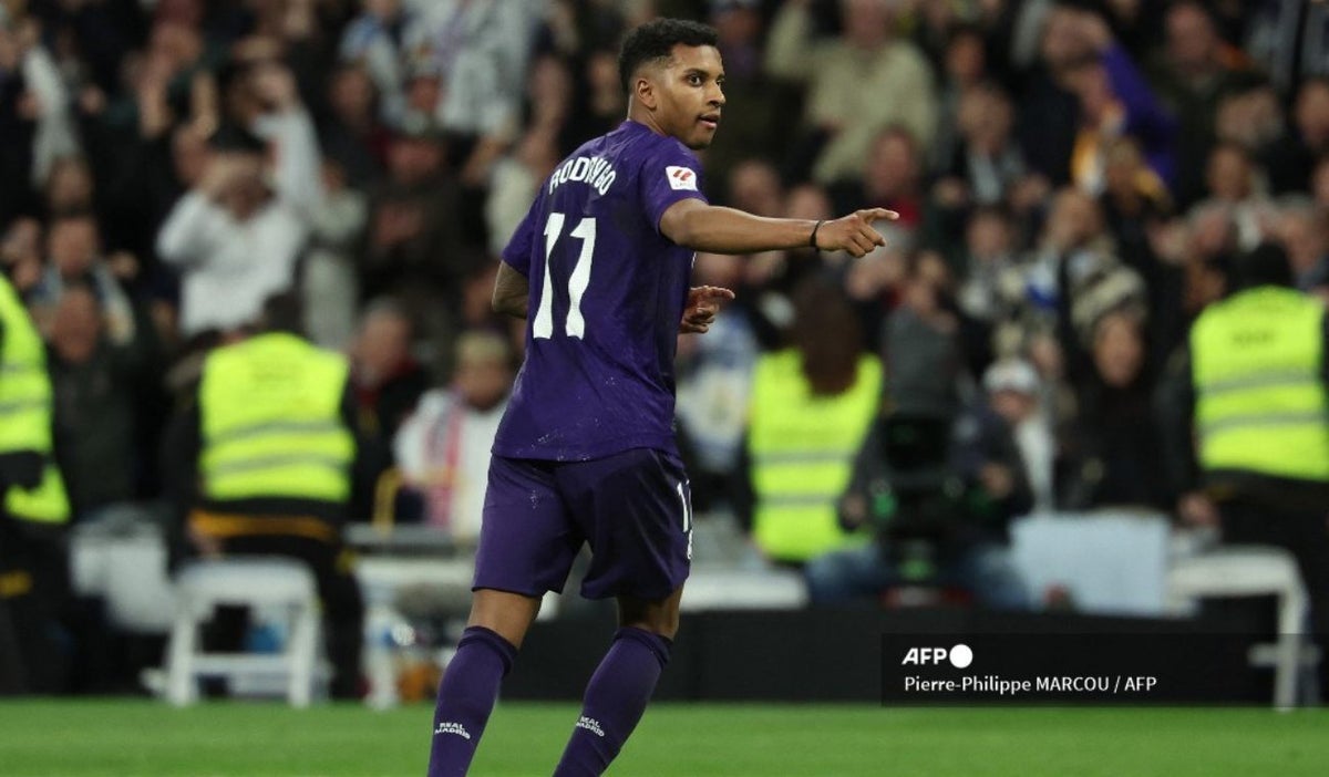 Rodrygo, jugador del Real Madrid