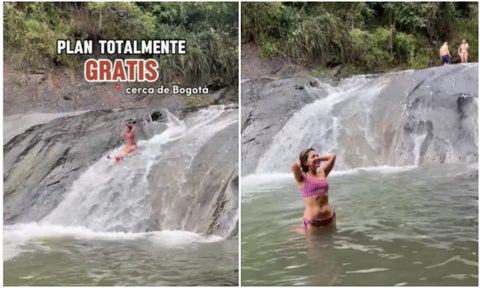 Deslizadores y piscina natural cerca a Bogotá