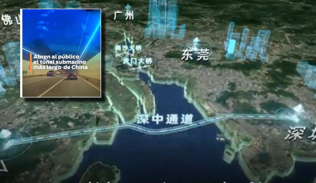 Túnel submarino más largo de China