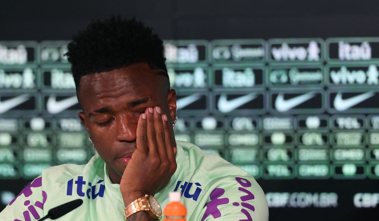 Vinicius Junior lloró al hablar del racismo