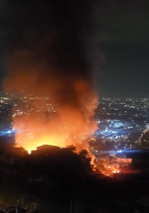 Incendio oriente de Bogotá