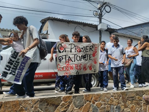Plantón en San Luis, Antioquia