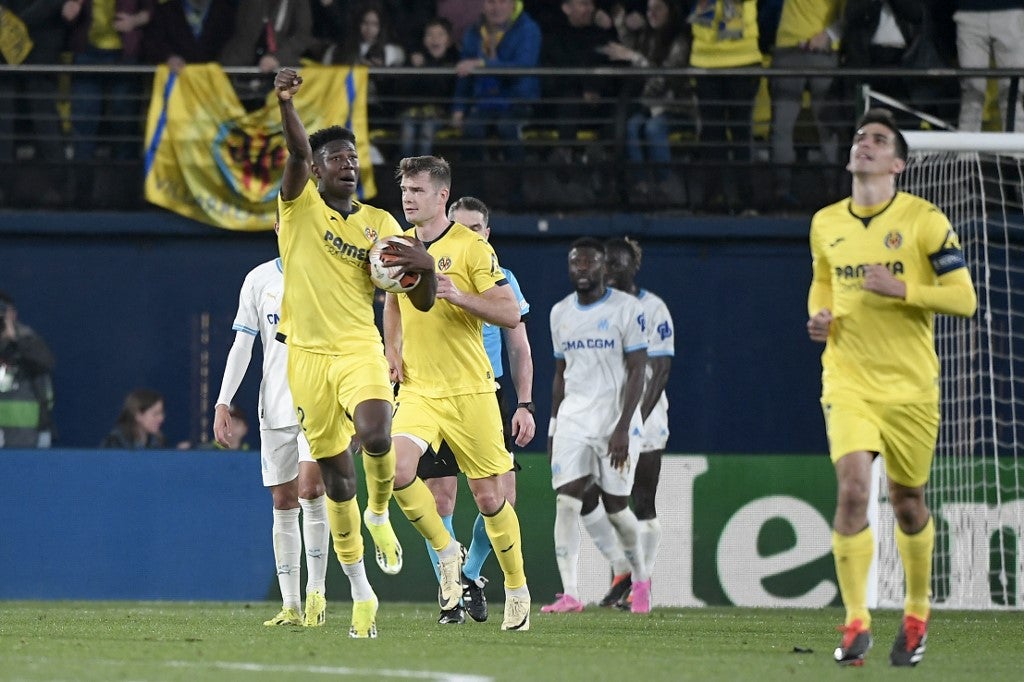 Yerson Mosquera con Villareal