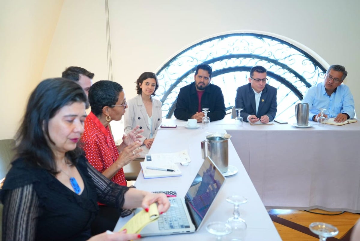 Congresistas del Pacto Histórico y representantes de la CIDH.