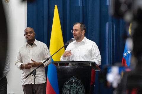 Yvan Gil, canciller venezolano
